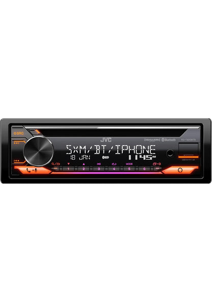 JVC KD-T920BTS-motorstereo met Bluetooth, vooraansluiting vir USB, AUX, Amazon Alexa, SiriusXM Radio Ready, hoëkrag-versterker