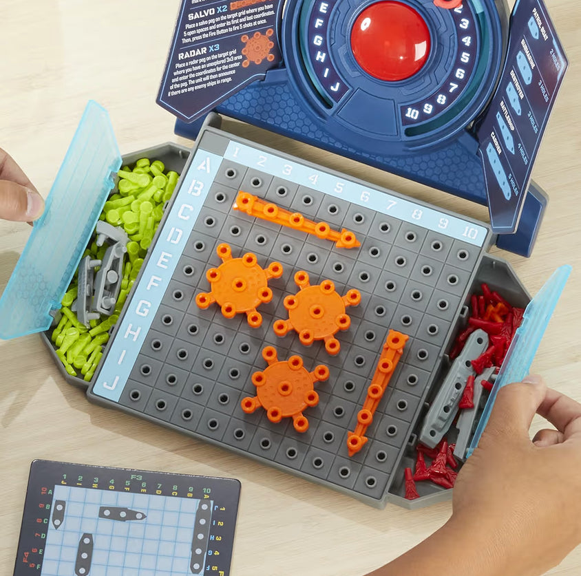 Hasbro Gaming Electronic Battleship Reloaded Board Game - Naval Combat Strategy Game with Sounds, Lights, Special Attacks