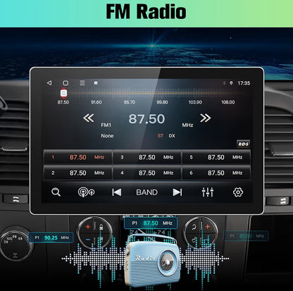 11.5" Karoudio vir Chevy Silverado Tahoe Equinox GMC Sierra Yukon 2007-2013 m/ CarPlay & Android Auto