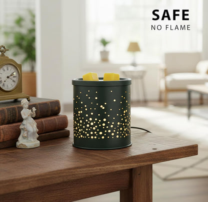 Scentsationals Wax Melt Warmer - Midnight Glitter - Fragrance Warmer for Cubes and Tarts