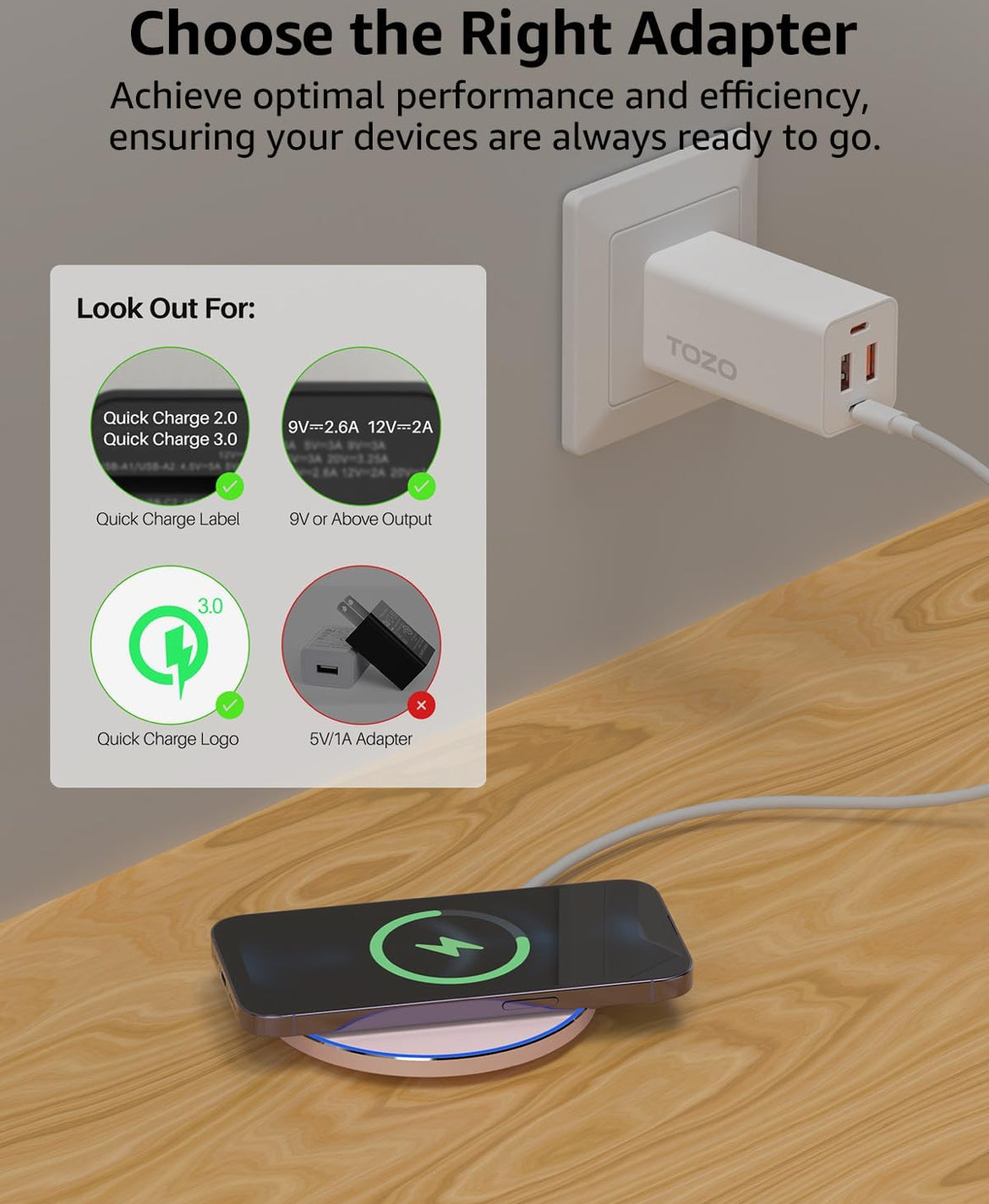 New Anti-Slip Wireless Charger 15W Max Fast Charging Pad Compatible w/ iPhone,Samsung Galaxy - Pink