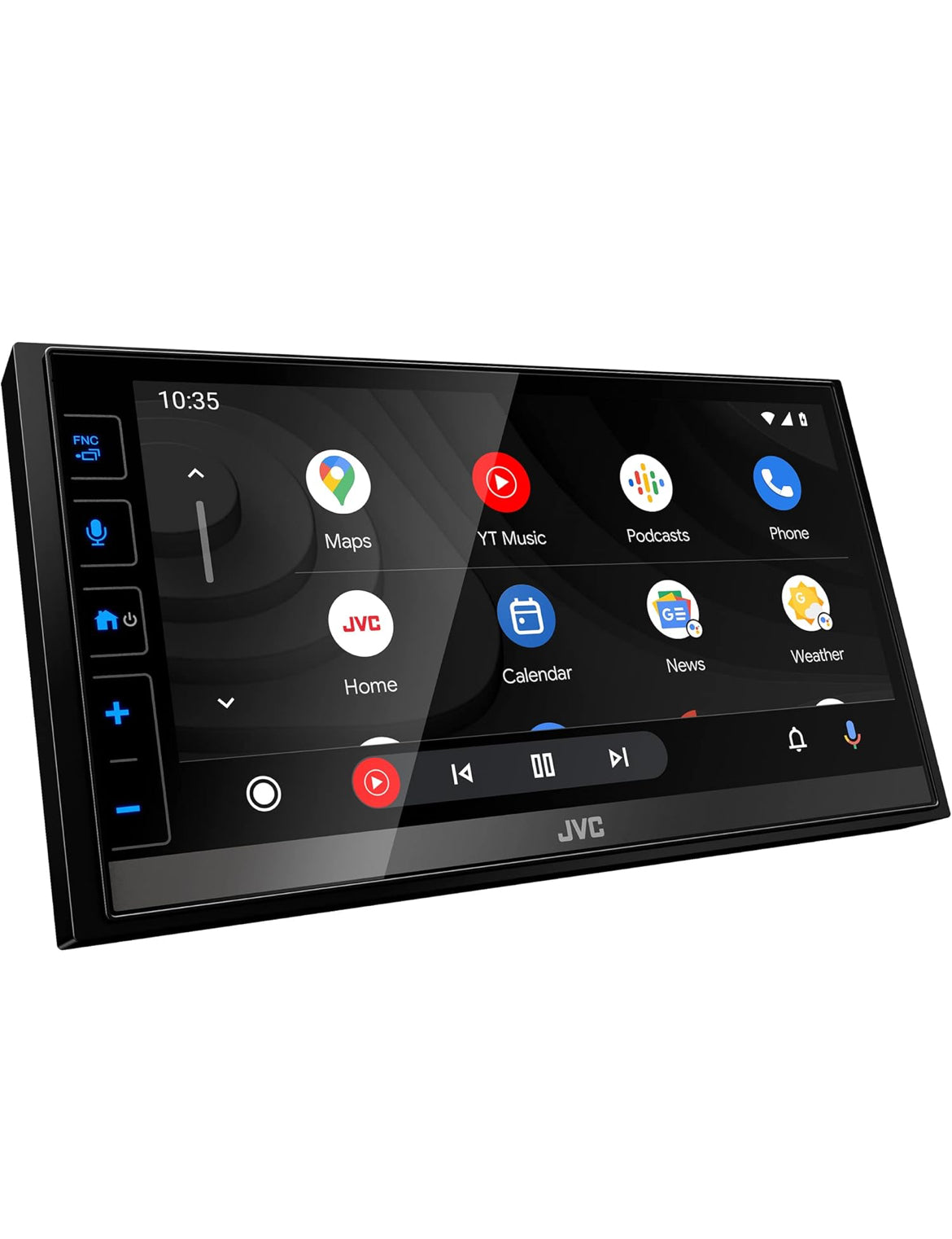 JVC KW-M780BT Apple CarPlay Android Auto Digitale Mediaspeler, Dubbel Din, 6.8 Duim LCD Raakskerm, AM/FM, Bluetooth, MP3-speler, USB-poort, iDatalink Maestro, SiriusXM, Klas D Versterker, Motorradio