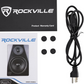 Rockville (2) DPM5W Dual Powered 5.25" 300w Active Studio Monitors+Stands+Pads