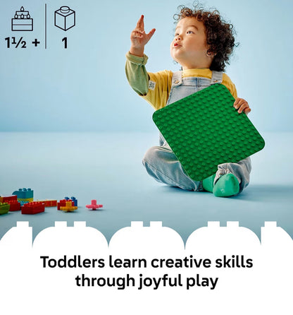 LEGO DUPLO Groen Bouplaat - Leer- en Opvoedkundige Bou-speelding