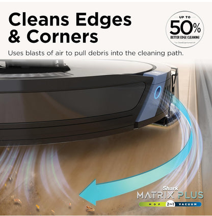 Shark Matrix Plus 2in1 Robotstofsuier en Dweil met Soniese Dweilen, Matriks-Skoon - WIFI