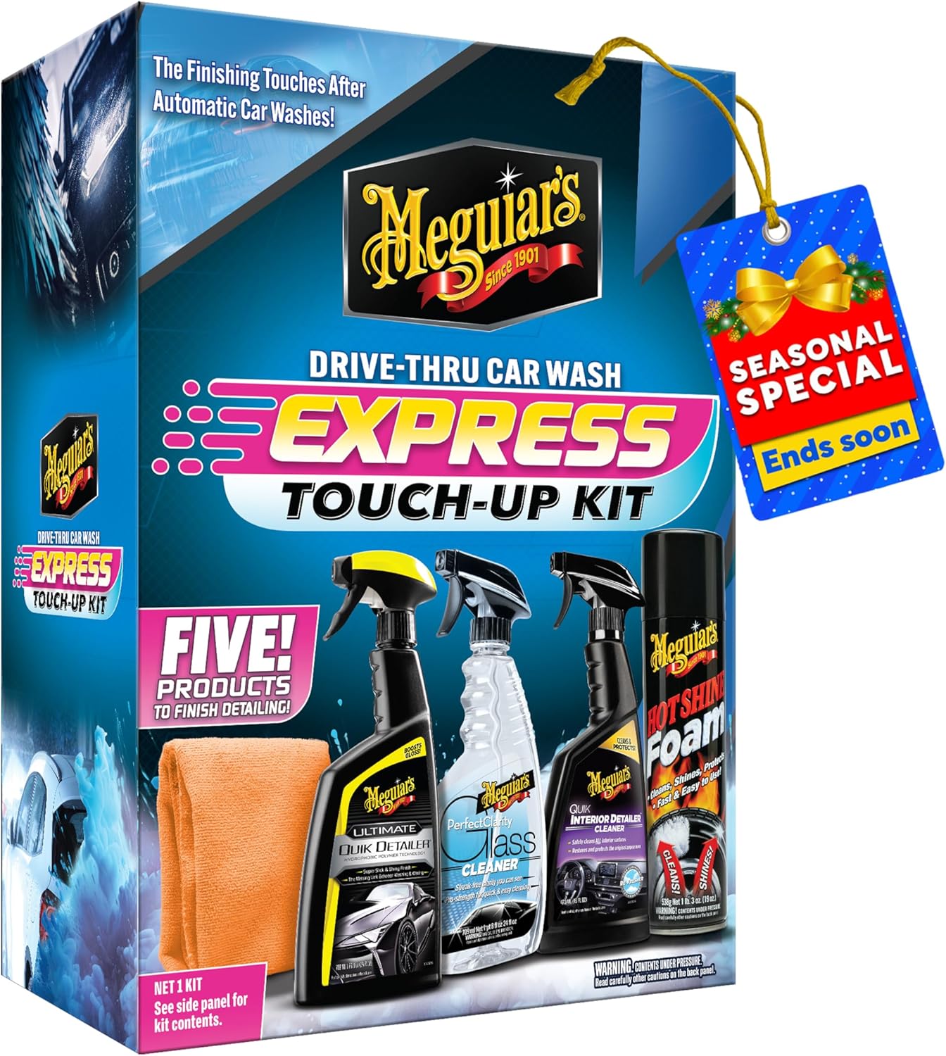Meguiar's Drive-Thru Car Wash Express Touch-Up Kit - Die Volmaakte Motorversorgingstel vir Aanraking