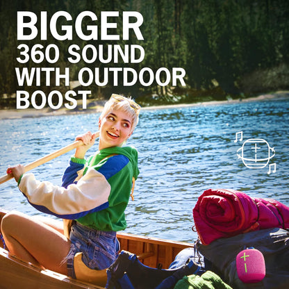 ULTIMATE EARS WONDERBOOM 3,Portable Wireless Bluetooth Speaker - Hyper Pink (Renewed)