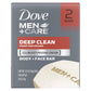 Dove Men+Care Men's Bar Soap More Moisturizing Than Bar Soap Deep Clean Effectively Washes Away Bacteria (Pack of 6)