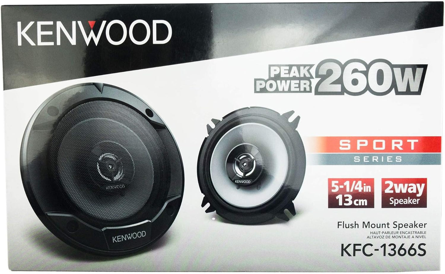 Kenwood KFC-1366S 5-1/4" 2-rigting Luidsprekers