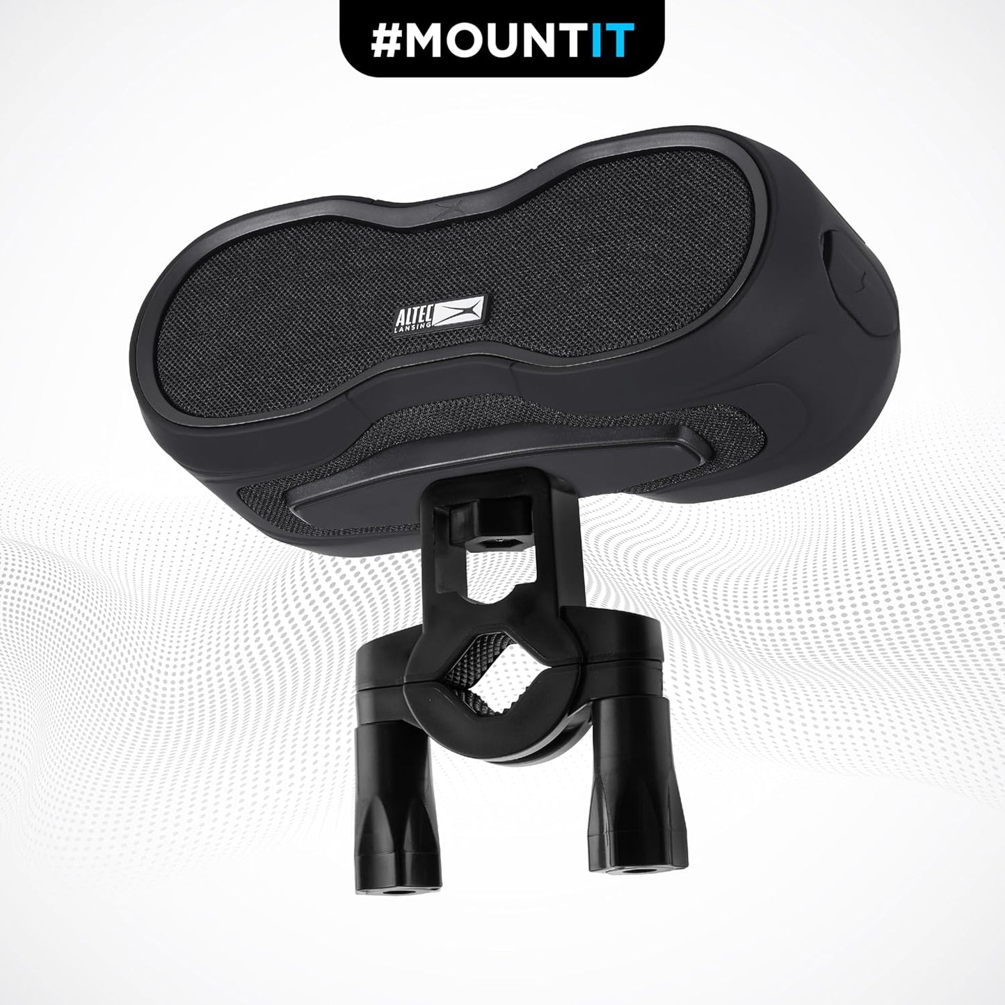 Altec Lansing BoomJacket XL Draadlose Bluetooth-luidspreker, Magnetiese Waterdigte Luidspreker, IPX7 Buite-luidspreker met 24H Speeltyd, Draagbare Luidspreker met Karabiner, Monteerbaar, Vinnige Laai