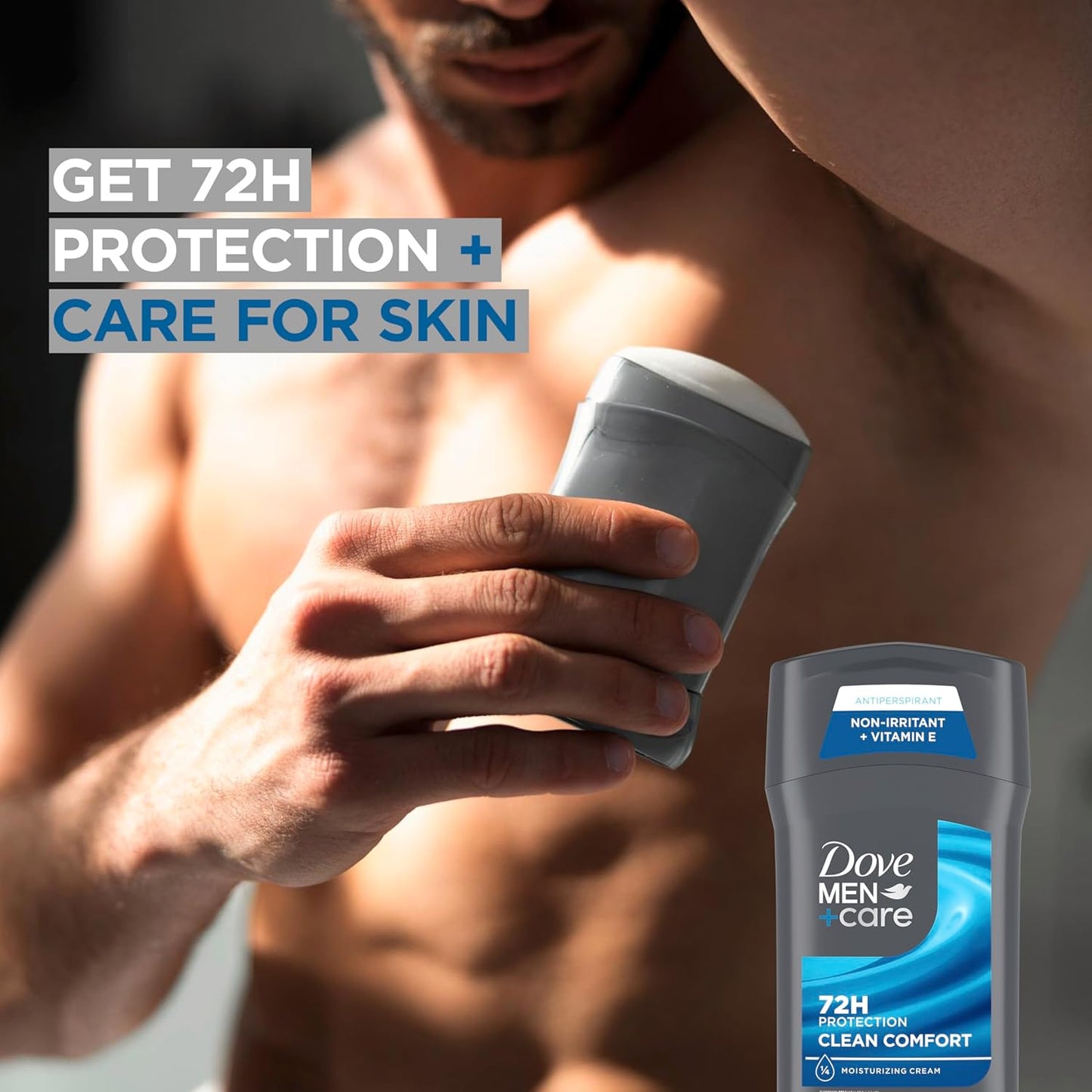 DOVE MEN CARE Antiperspirant Deodorant Stick Clean Comfort 2-Hour Sweat & Odor Protection - (Twin Pack)
