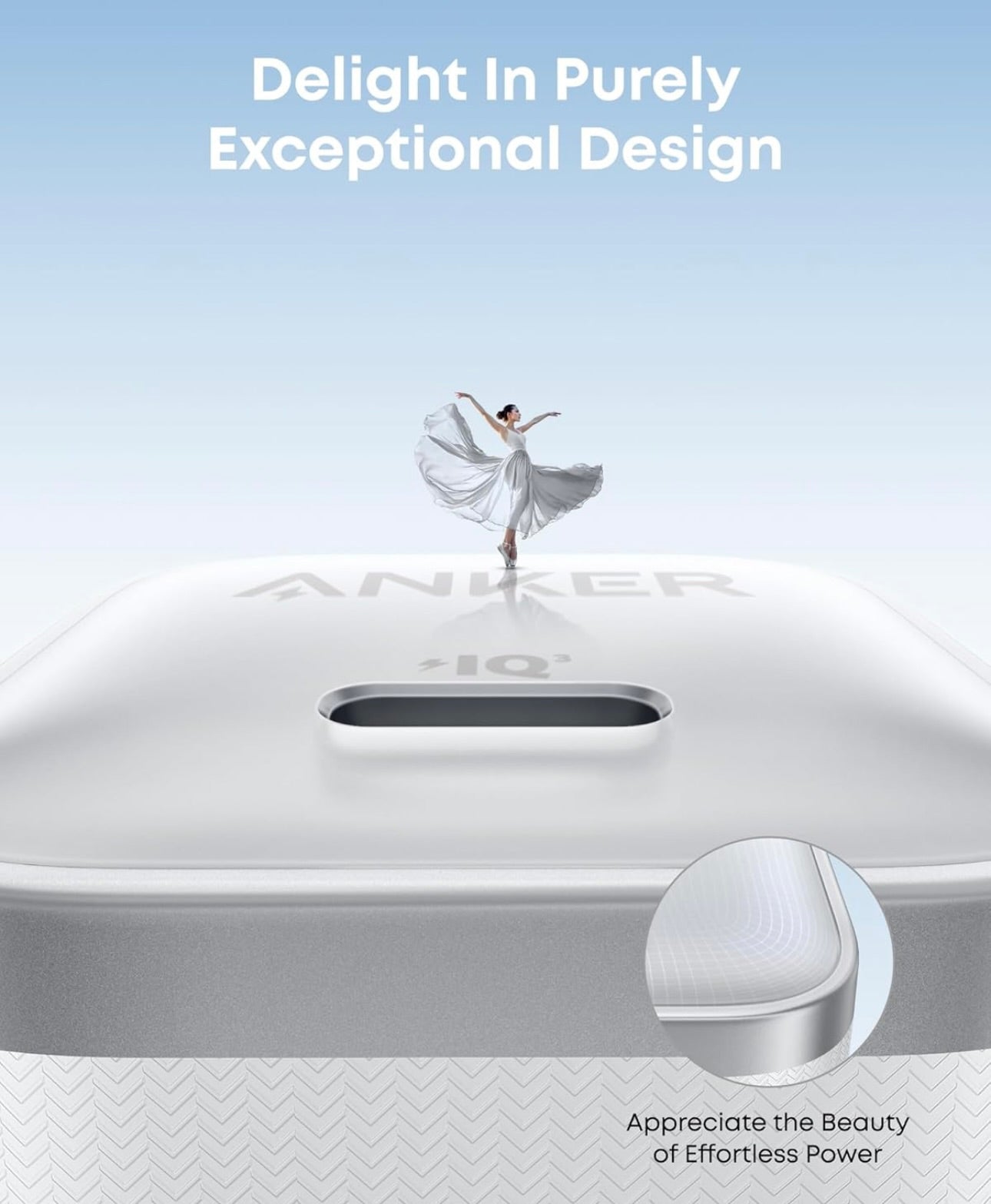 Anker Nano 45W Type C Charger Fast Charging, Compact and Foldable - (White)