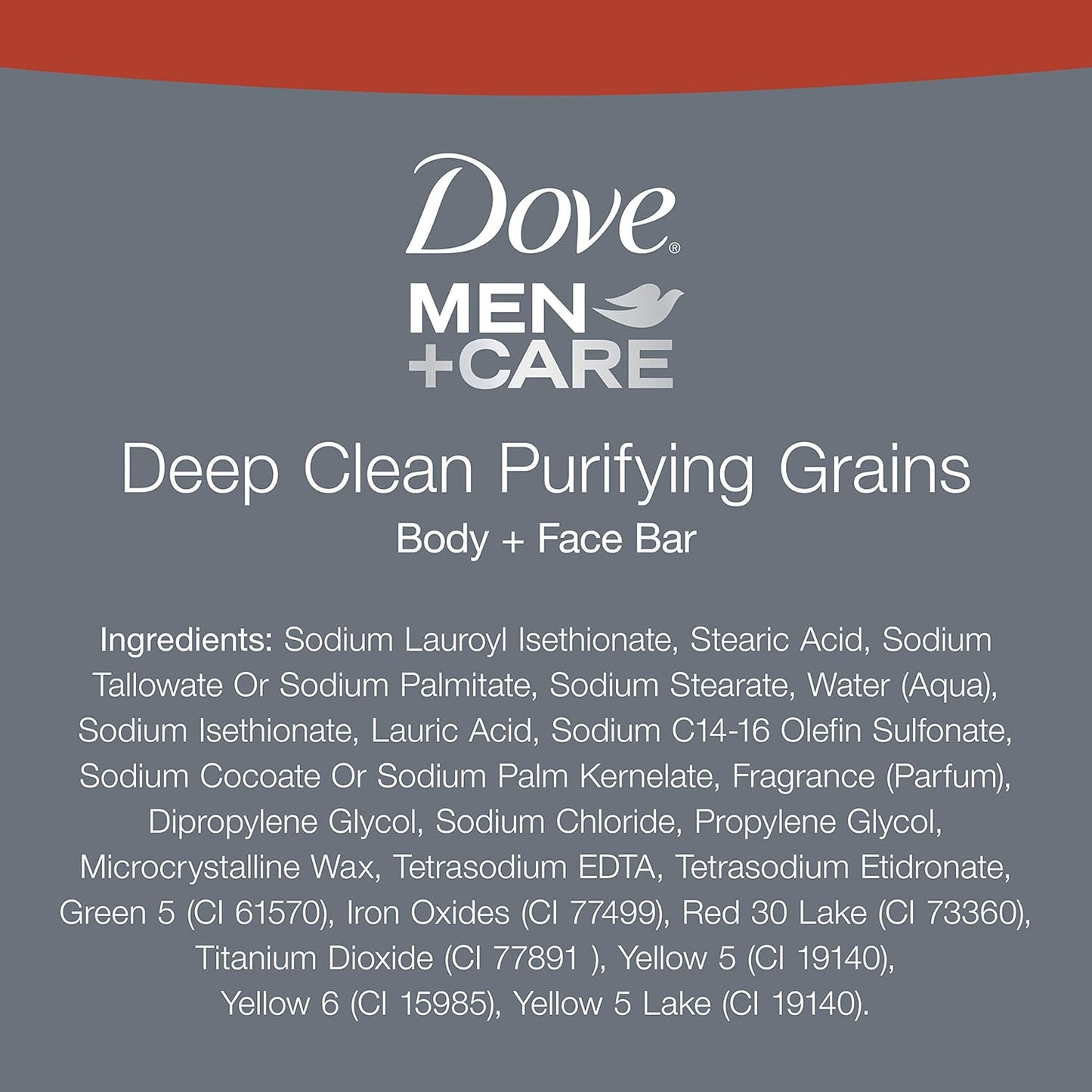 Dove Men+Care Men's Bar Soap More Moisturizing Than Bar Soap Deep Clean Effectively Washes Away Bacteria (Pack of 6)