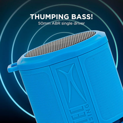 Altec Lansing HydraMicro - Waterdigte Bluetooth-luidspreker, Liggewig en Draagbare Luidspreker vir Reis en Buiteluggebruik, Royal Blue
