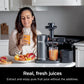 Ninja NeverClog Cold Press Juicer, Powerful Slow Juicer with Total Pulp Control, Countertop, Electric, 2 Pulp Functions - Charcoal (JC151)