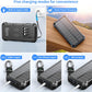 Solar Charger Power Bank 49800mAh Wireless Charger QC 3.0 Fast Charging Power Bank 8 Outputs 4 Inputs Solar Portable Charger Compatible with All Mobile Devices,SOS/Strobe/Strong Flashlights (Black)
