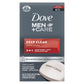 Dove Men Care Body Soap and Face Bar Deep Clean Effectively Washes Away Bacteria, Nourishes Your Skin 3.75 Ounce (Pack of 6)
