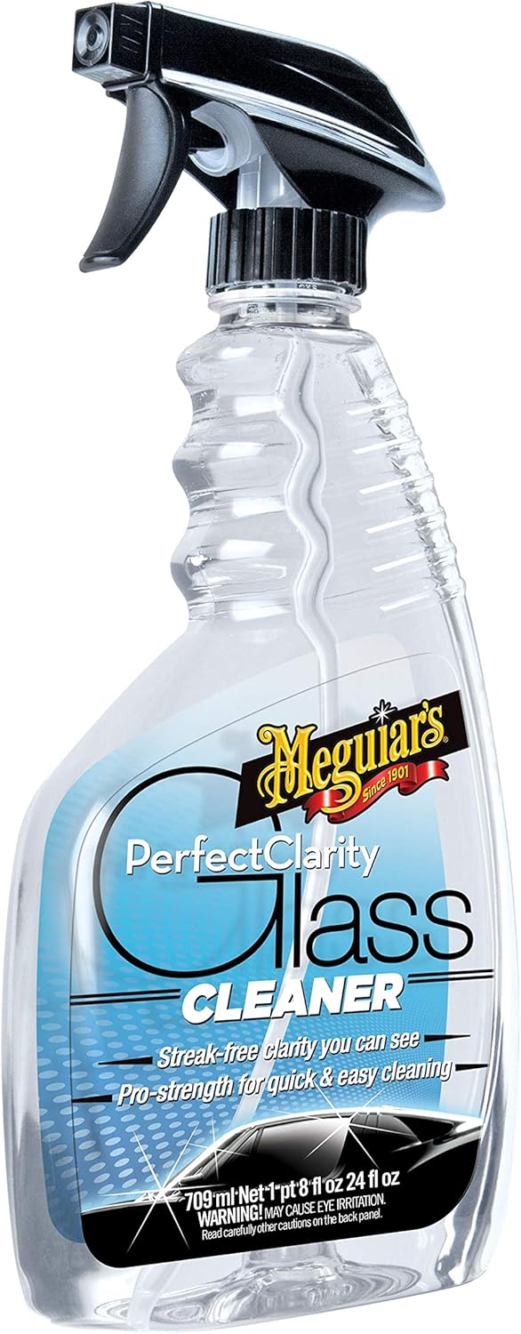 Meguiar's Perfect Clarity Glass Cleaner Windskerms en Spieëls Blinkende Superieure Streepvrye Afwerking (710 ml)