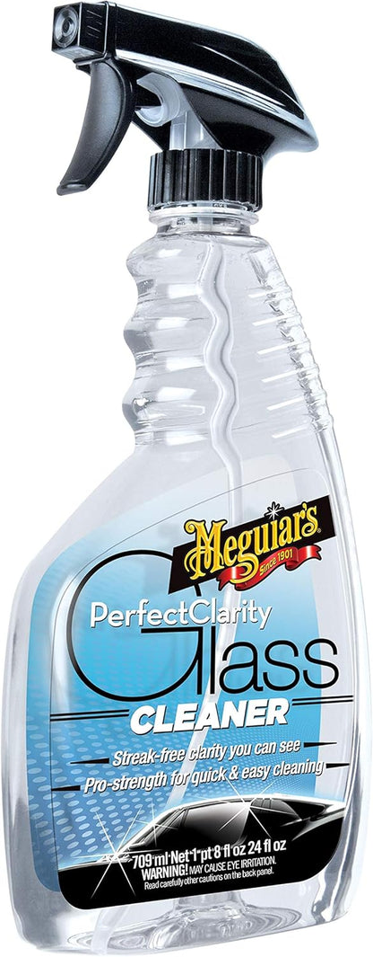 Meguiar's Perfect Clarity Glass Cleaner Windskerms en Spieëls Blinkende Superieure Streepvrye Afwerking (710 ml)