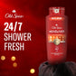 Old Spice Body Wash for Men, 24/7 Shower Fresh & Clean with Daily Use, Lasting Signature Scent - Headliner w/ Vivid Amber Scent (Pack of 2)