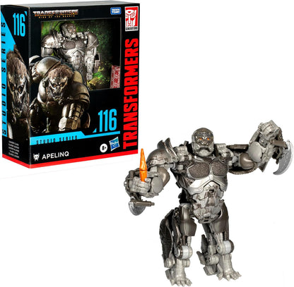 Transformers Toys Studio Series Leader Class Rise of the Beasts 116 Apelinq, 8.5-inch Converting Action Figure For Boys And Girls Ages 8+