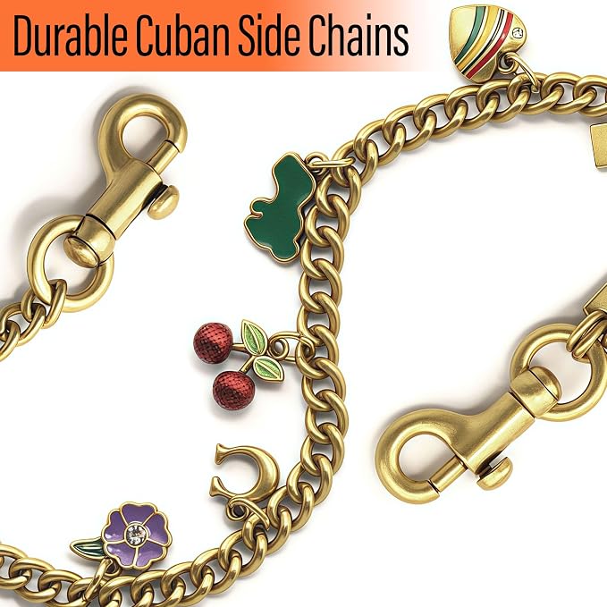 Elegante Handsakketting-sjarme Beursverlenger Sleutelhanger vir Handsakke Drasakke - Goud