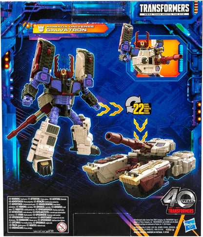 Transformers Toys Legacy Evolution Leader Armada Universe Galvatron Toy, 7-inch, Action Figure for Boys and Girls Ages 8 and Up
