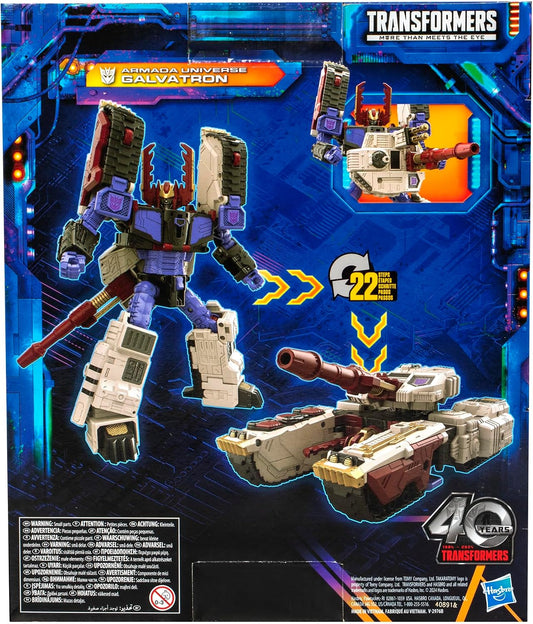 Transformers Toys Legacy Evolution Leader Armada Universe Galvatron Toy 7-inch, Action Figure (Ages 8 and Up)