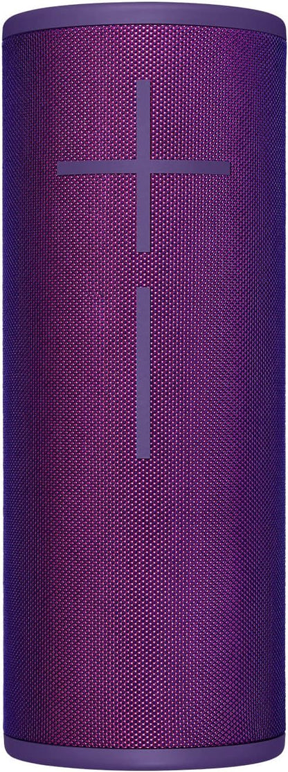 Ultimate Ears Logitech MEGABOOM 3 Portable Wireless Bluetooth Speaker (Powerful Sound + Thundering Bass, Bluetooth, Magic Button, Waterproof, Battery 20 Hours) - Ultraviolet Purple