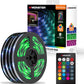 Monster 50 Foot RGB LED Light Strip with Remote Control, 270 RGB LEDs, Adhesive Backing, Coated for Moisture Protection, Dimmable, 24V Plug, 4 Modes Including Strobe, Flash, Fade & Smooth