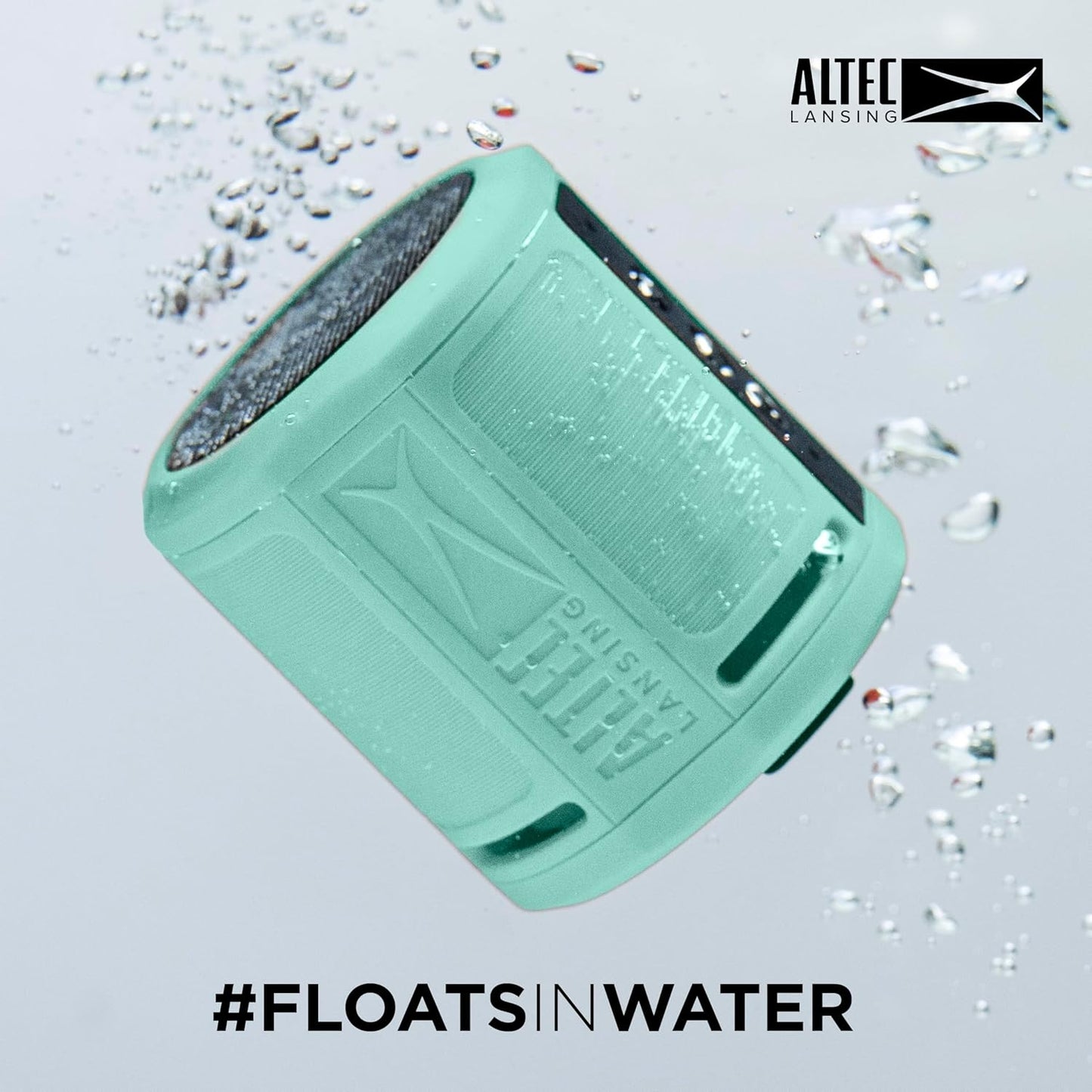 Altec Lansing HydraOrbit - Waterdigte Bluetooth-luidspreker, Liggewig en Draagbare Luidspreker vir Reis en Buiteluggebruik, Munt