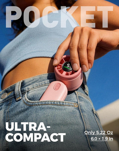 Mini Handheld Turbowaaier 4000mAh 3-in-1 Draagbaar - Pienk