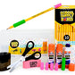 Back to School Supply Box Grades K-5 - School Supply Boxes - 32 Piece School Supplies Kit Includes Markers, Crayons, Pencils, Scissors, Folders, Glue Sticks, Notebook, and Composition Book