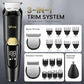 3-in-1 Beard Trimmer Kit, Men's Electric Shaver Razor for Mustache Body Nose Facial Hair, Professional Hair Trimmer, Rechargeable Clippers, Waterproof Beard Grooming, Birthday Gifts for Men