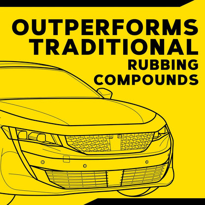 Meguiar’s Ultimate Compound, Professionele motorskraapverwyderaar vir verfkorreksie, verwyder draaikolkmerke en defekte (450 ml)