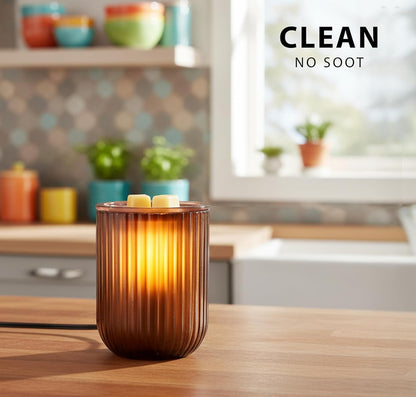 Scentsationals Wax Melt Warmer - Bryn - Fragrance Warmer for Cubes and Tarts