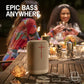 Ultimate Ears EPICBOOM, Portable Waterproof Bluetooth Speaker, Big Bass, 360-Degree Sound, Wireless Speakers, IP67, 17Hr Battery, USB C - White