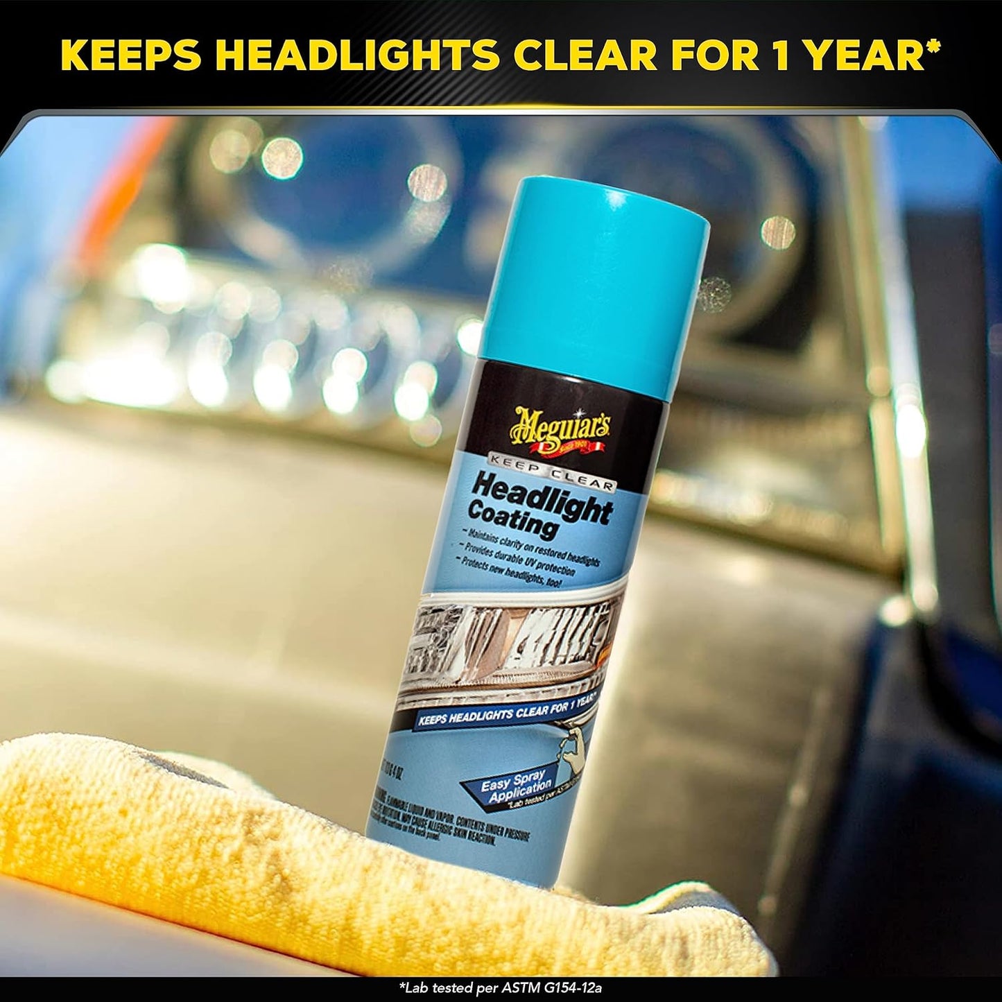 Meguiar's Headlight Coating UV Protection that Lasts All Year Long (4 oz)
