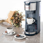 Mixpresso Gray Single Serve Coffee Brewer K-Cup Pods Compatible & Ground, 30 oz Compact Coffee Maker Single Serve With 5 Brew Sizes Up To 14 Oz, Fits Travel Mug, Adjustable Drip Tray