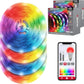 Monster Smart RGB+IC LED Strip Lights 200ft – Sound Reactive Strip Lights for Bedroom, App & Voice Control, RGB Light Strip for Room, Alexa Google Home, Razer Chroma Sync - 1080 RGB+IC LED Lights