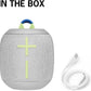 Ultimate Ears WONDERBOOM 3 Waterproof/Dustproof Mini Speaker - Joyous Brights Grey (Renewed)