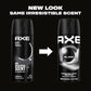 AXE Body Spray Deodorant for Men Black for Long Lasting Odor Protection Frozen Pear & Sandalwood (4.0 oz) Pack of 2
