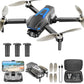 Drones w/ Camera 4K, Brushless Motor Drone for Beginners, FPV Foldable RC Quadcopter w/ 3 Batteries