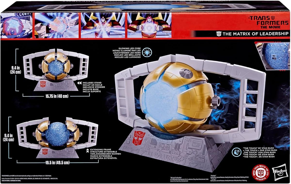 Transformers Studio Series The Matrix of Leadership Interactive Collectible from The The Movie, Lights and Sounds, Ages 14+