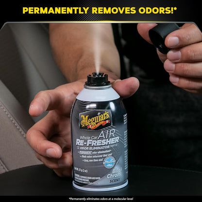 Meguiar's Heelmotor Lugverfrisser Swart Chroom Geur - 2oz