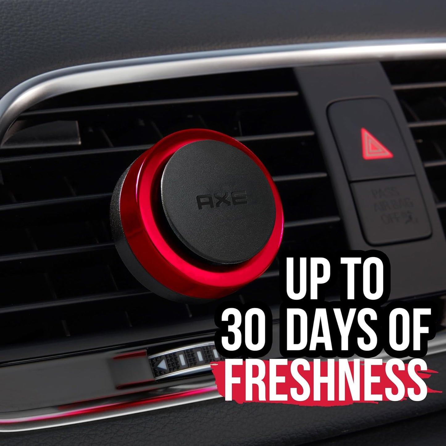 AXE Mini Vent Clip Car Air Freshener - 30 Days Fresh (Essence Scent - Pack of 2)