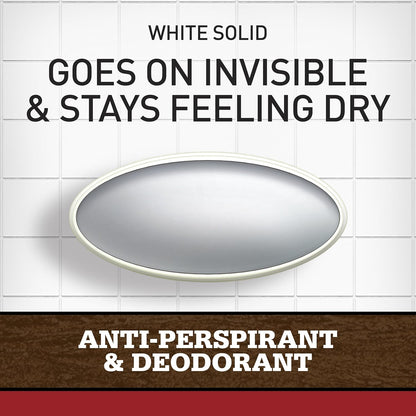 Old Spice Wild Collection Invisible Solid Anti-Perspirant and Deodorant, Wolfthorn Scent - 2.6 Oz Ea, 2 Count