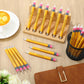 50 Pcs Back to School Teachers Pens Bulk Teacher Appreciation Gifts Inspirational Yellow Retractable Ballpoint Pens for Coworker Staff Thank You Gifts Office Writing Stationary Supplies