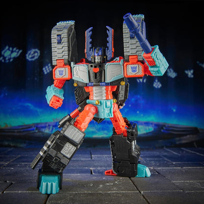 Transformers Age of the Primes Megazarak, Leader Class 7.5-Inch Converting Action Figure, Robot Toys ( Ages 8+)