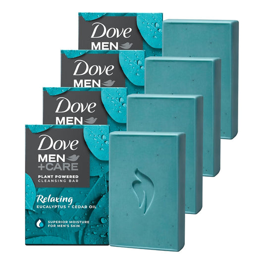 DOVE MEN Plant-Based with Eucalyptus and Moisture 5oz  (pack of 4)